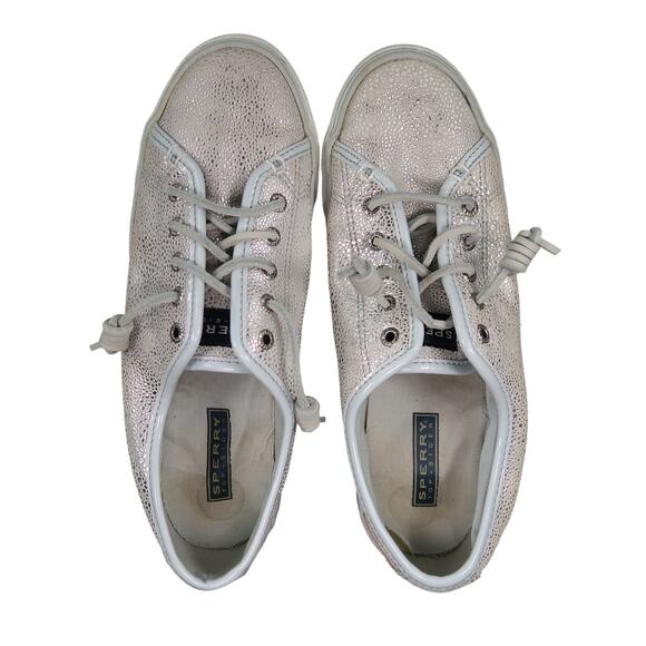 Sperry Shoes Womens 8 Seacoast Sneakers Casual Lifestyle Leather Top Sider - Picture 6 of 13